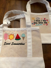 Load image into Gallery viewer, Small Canvas Tote
