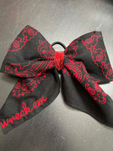 Load image into Gallery viewer, Wreck Em Bandana Cheer Bow

