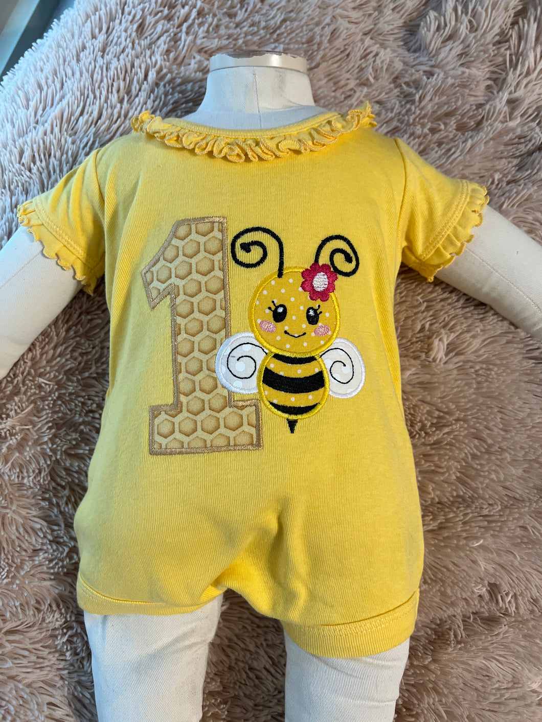 Bee 1 Birthday Shirt