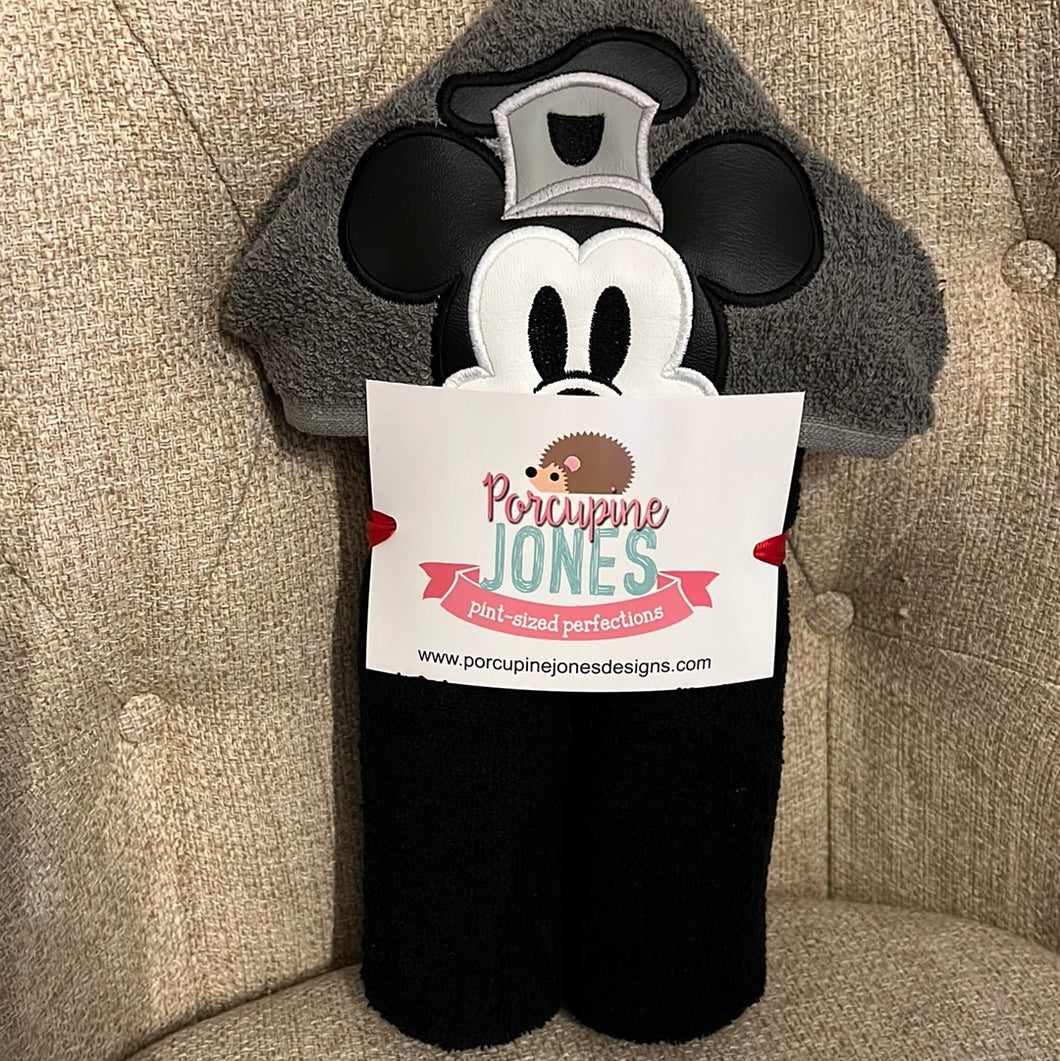 Steamboat Mickey Hooded Towel
