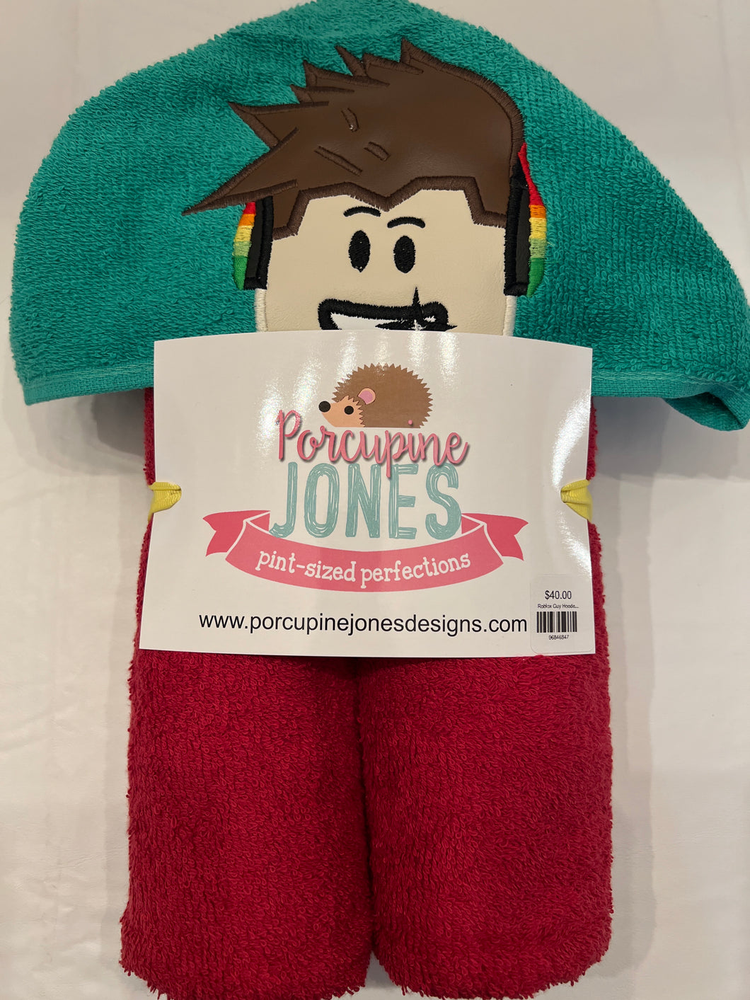 Roblox Guy Hooded Towel