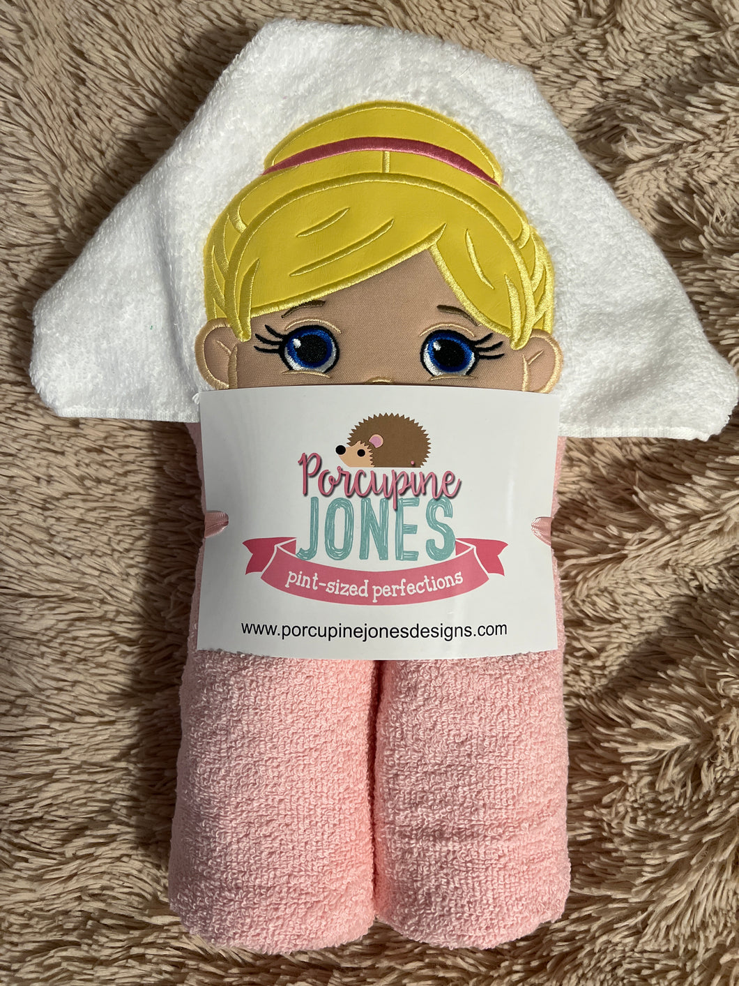 Ballerina Girl Hooded Towel
