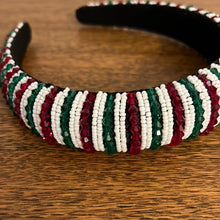 Load image into Gallery viewer, Christmas Beaded Headband
