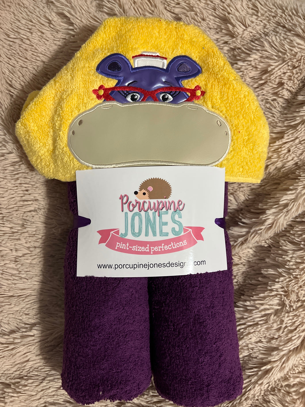 Hallie McStuffins Hooded Towel