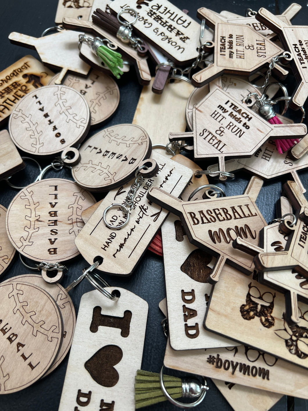 Wooden Keychains
