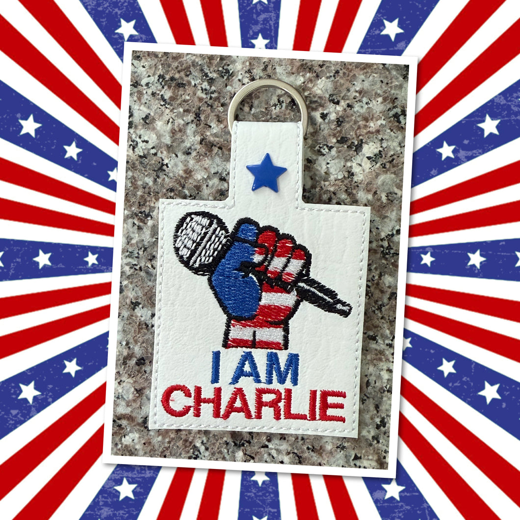 I Am Charlie Keychain