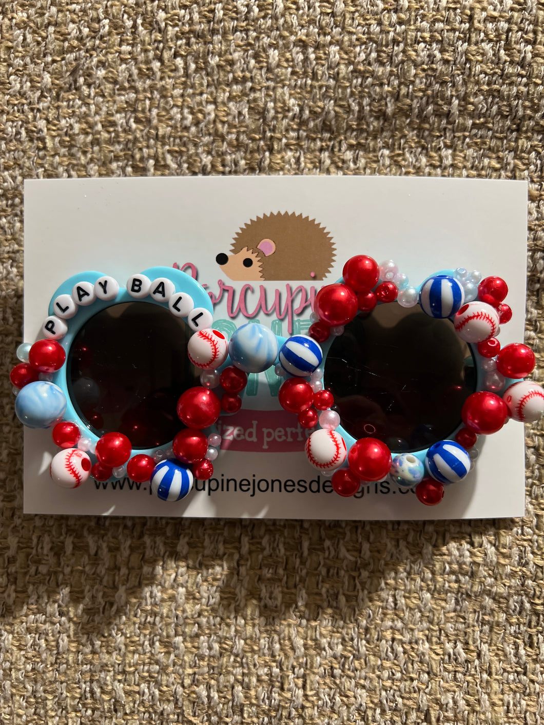 Beaded Glam Youth Sunglasses