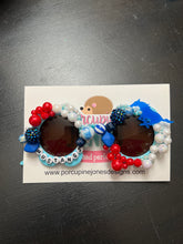 Load image into Gallery viewer, Beaded Glam Youth Sunglasses
