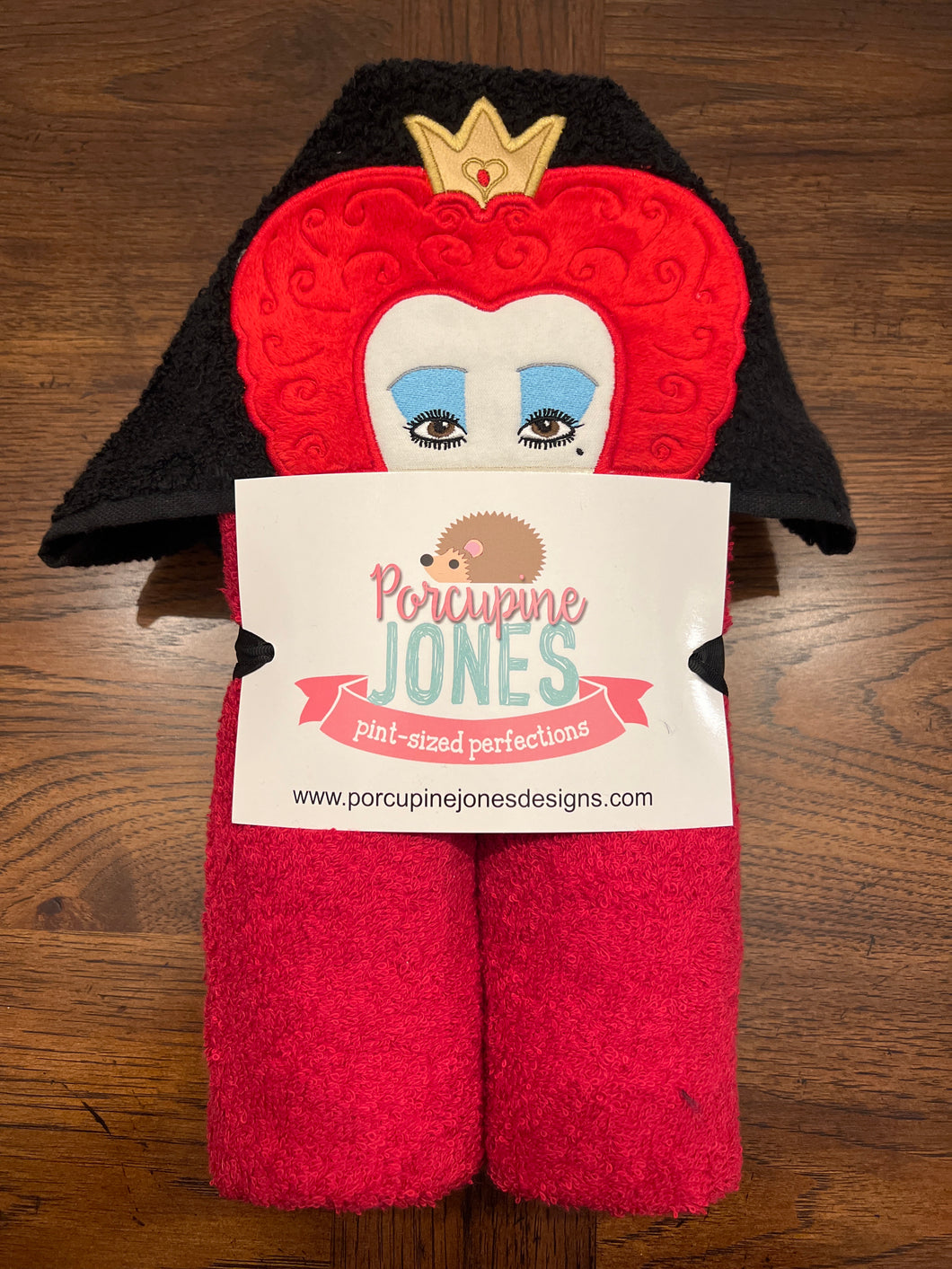 Heart Queen Hooded Towel