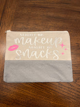 Load image into Gallery viewer, Sueded Zipper Bag
