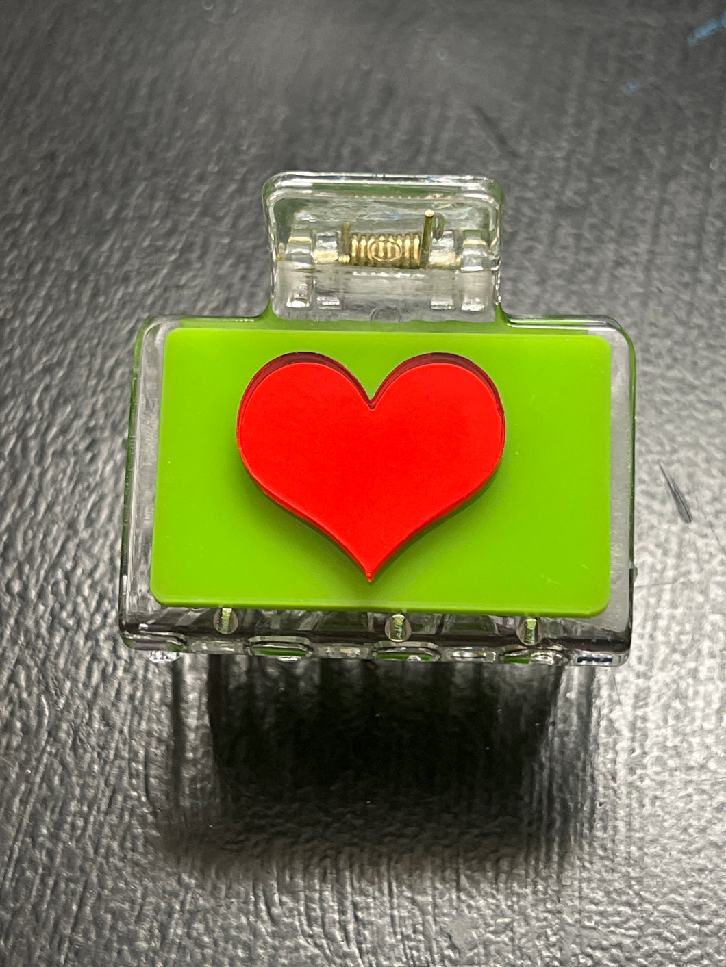 Grinch Mini Claw Clip