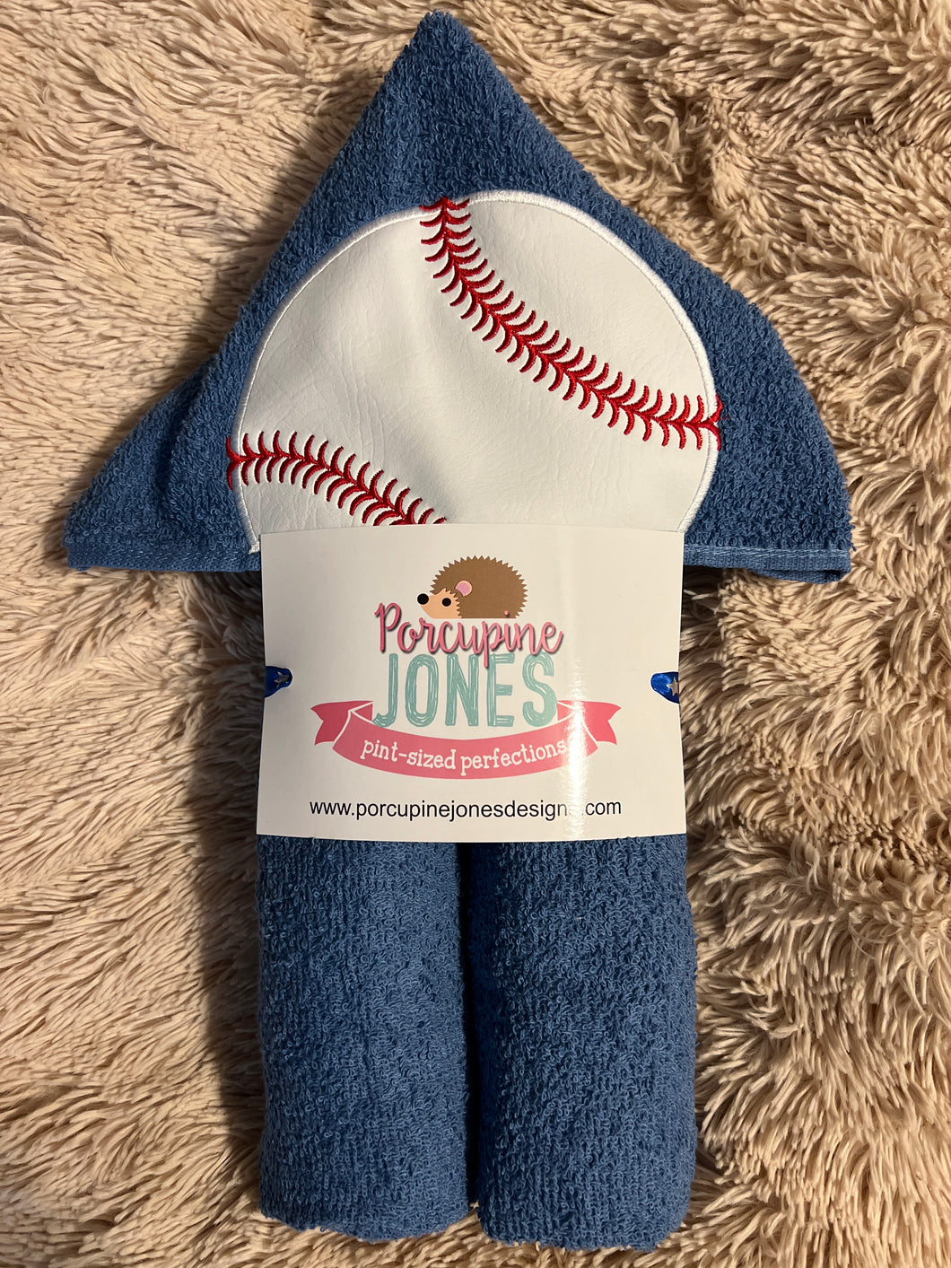Baseball Hooded Towel