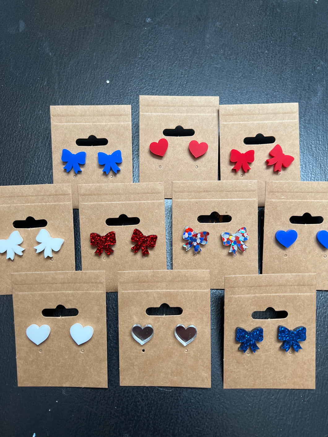 4th of July Stud Earring