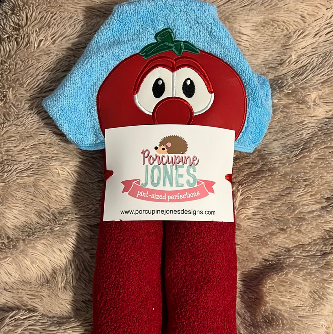 Bob the Tomato Hooded Towel