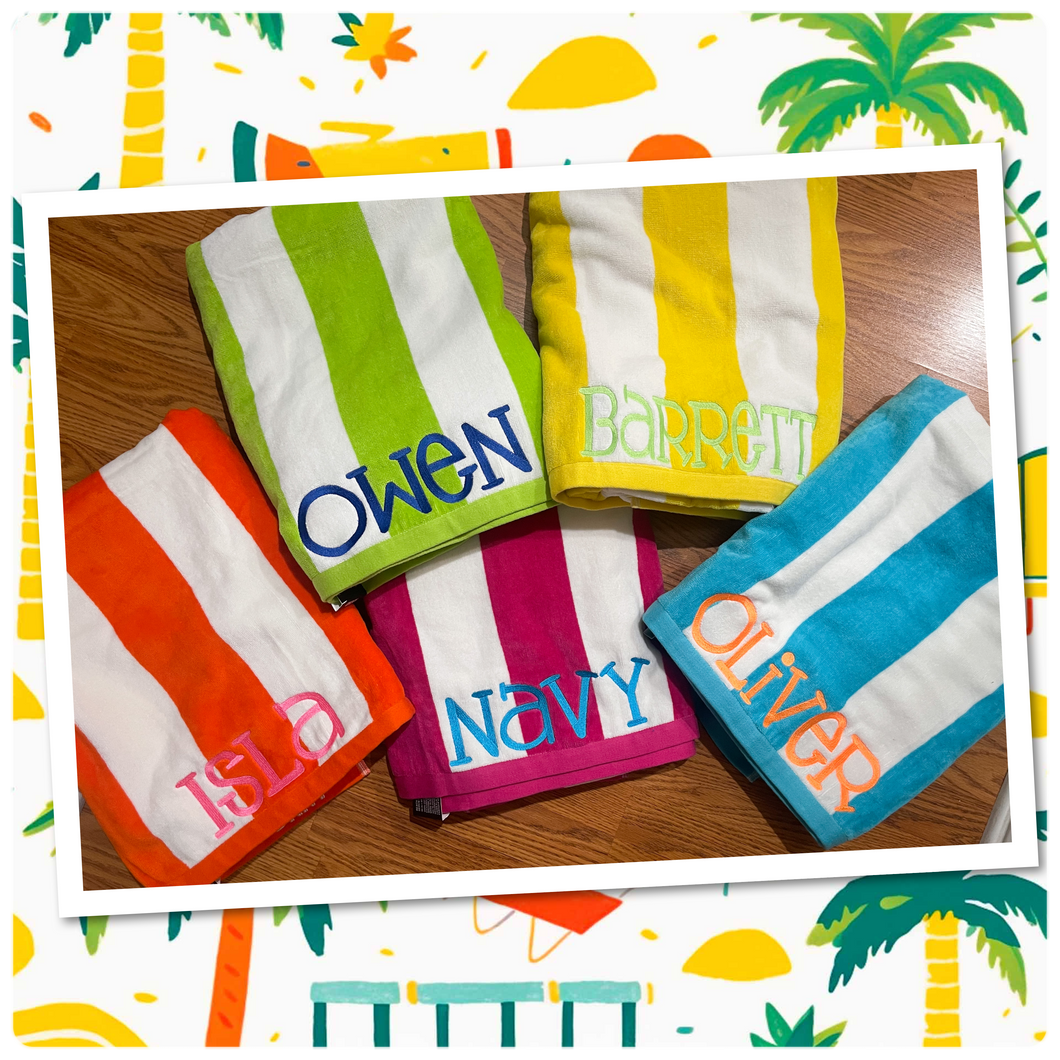 Custom Beach Towels