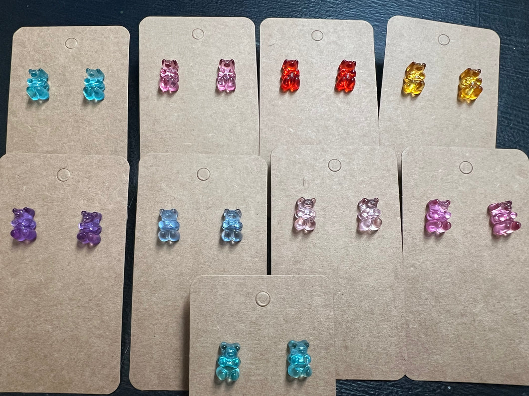 Gummy Bear Stud Earrings