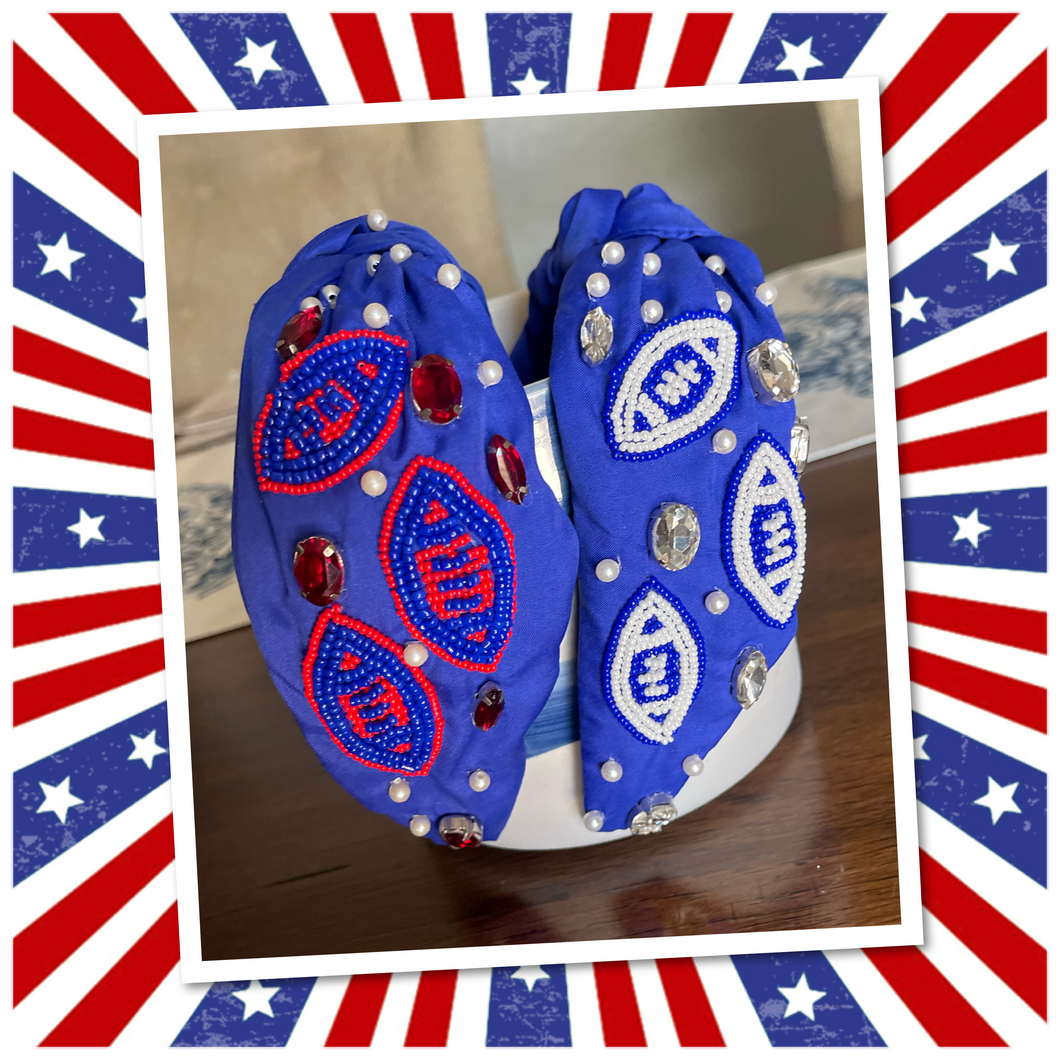 Football Knot Headband