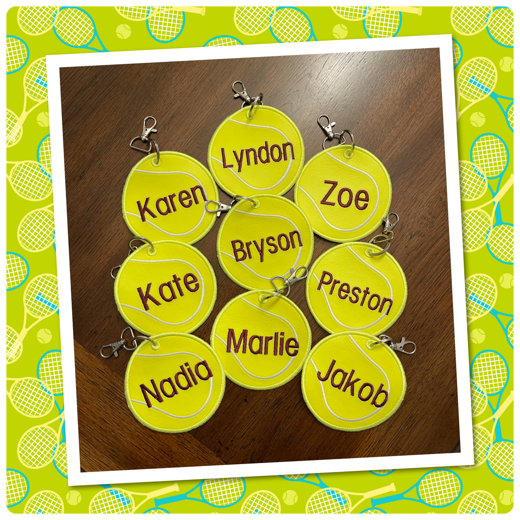 Tennis Bag Tag