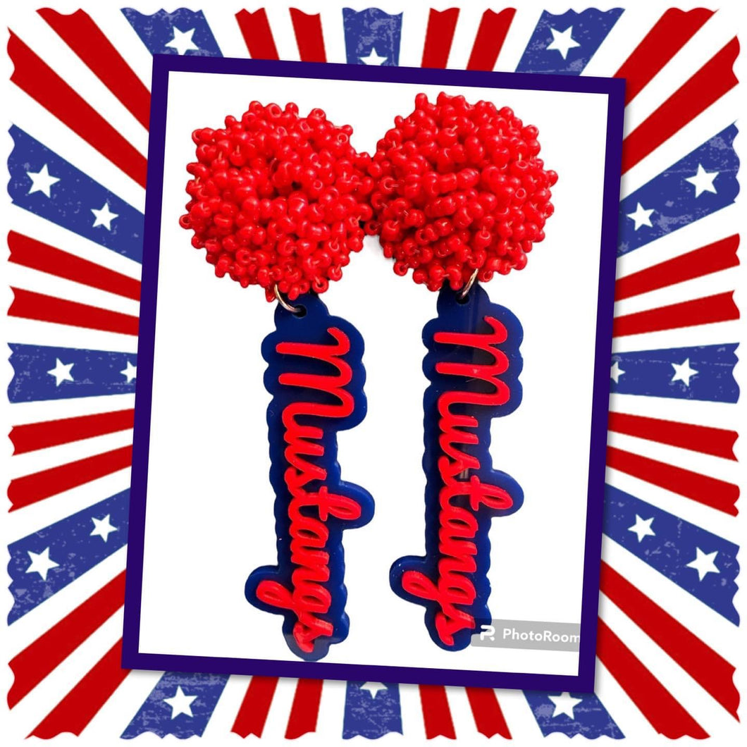 MCS Mustang Earrings