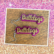 Load image into Gallery viewer, School Spirit Mascot Dangle Earrings
