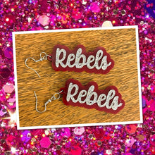 Load image into Gallery viewer, School Spirit Mascot Dangle Earrings
