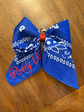 Load image into Gallery viewer, Mustangs Bandana Bow Keychain
