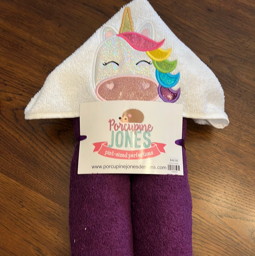 Unicorn Hooded Towel