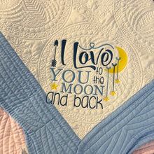 Load image into Gallery viewer, Embroidered Baby Quilt
