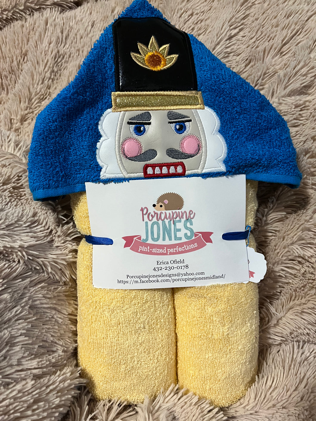 Nutcracker Hooded Towel