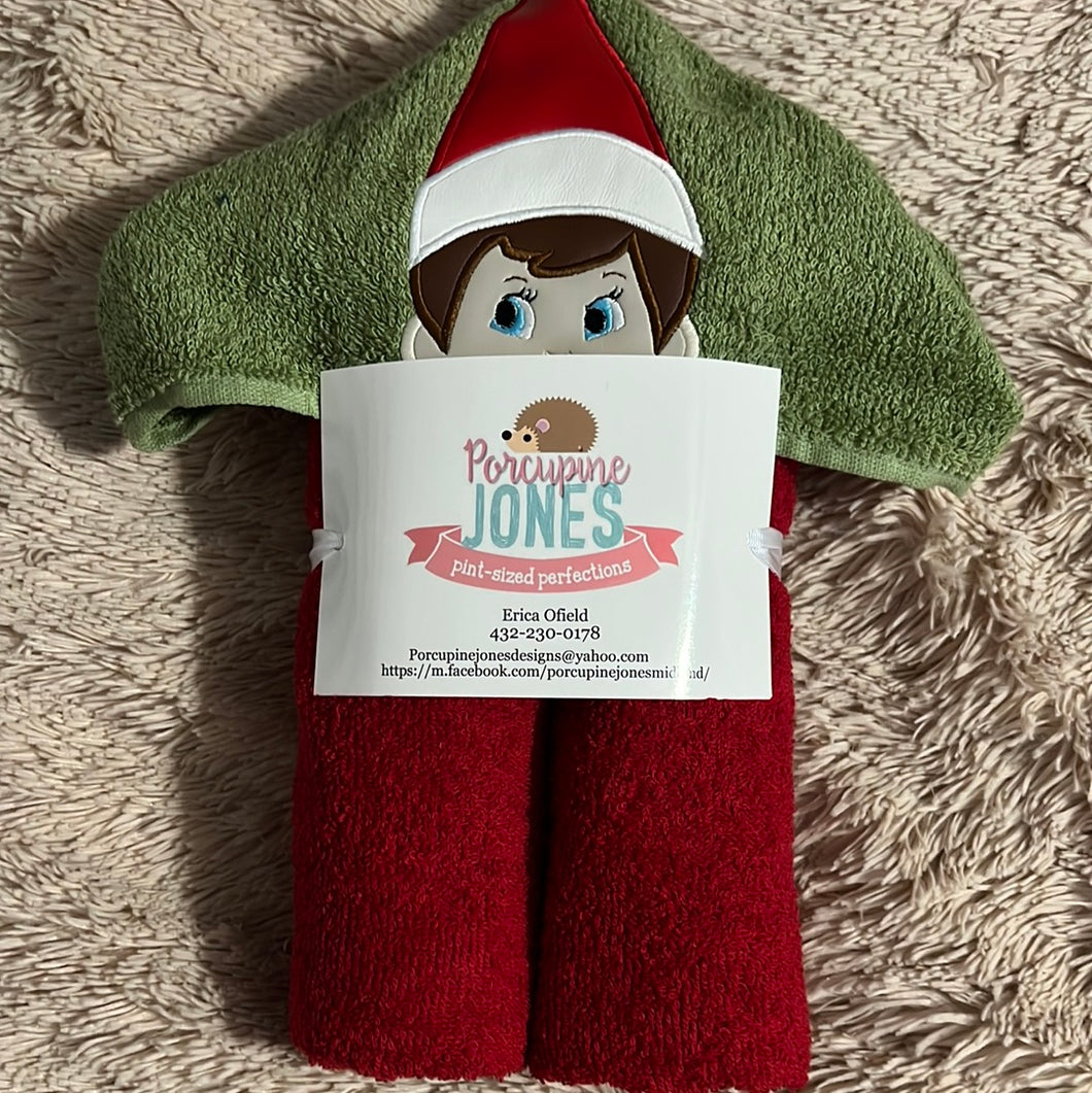 Shelf Elf Hooded Towel