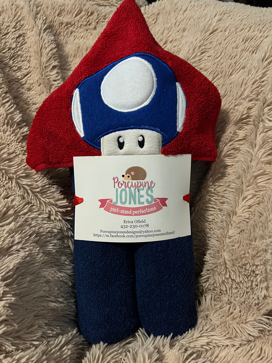 Toad Hooded Towel