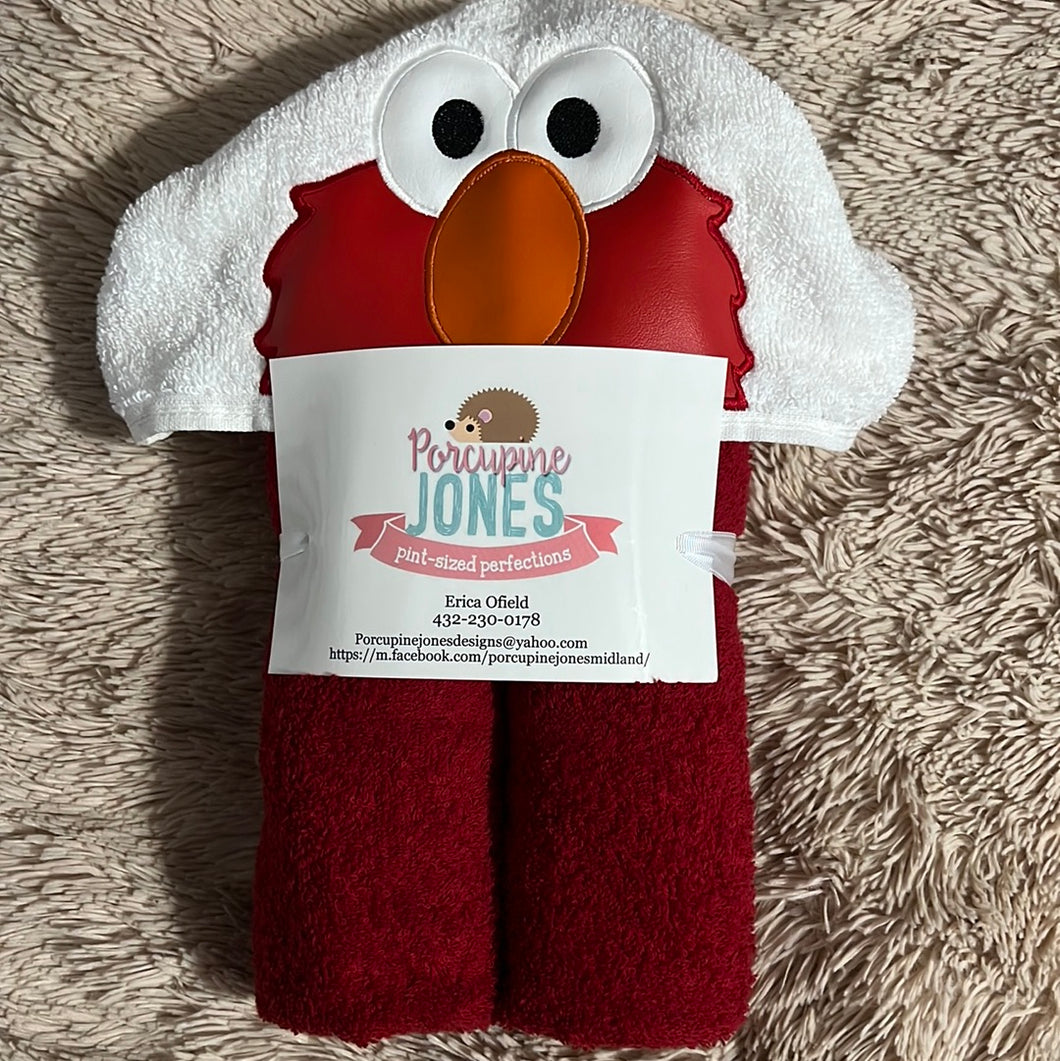 Elmo Hooded Towel