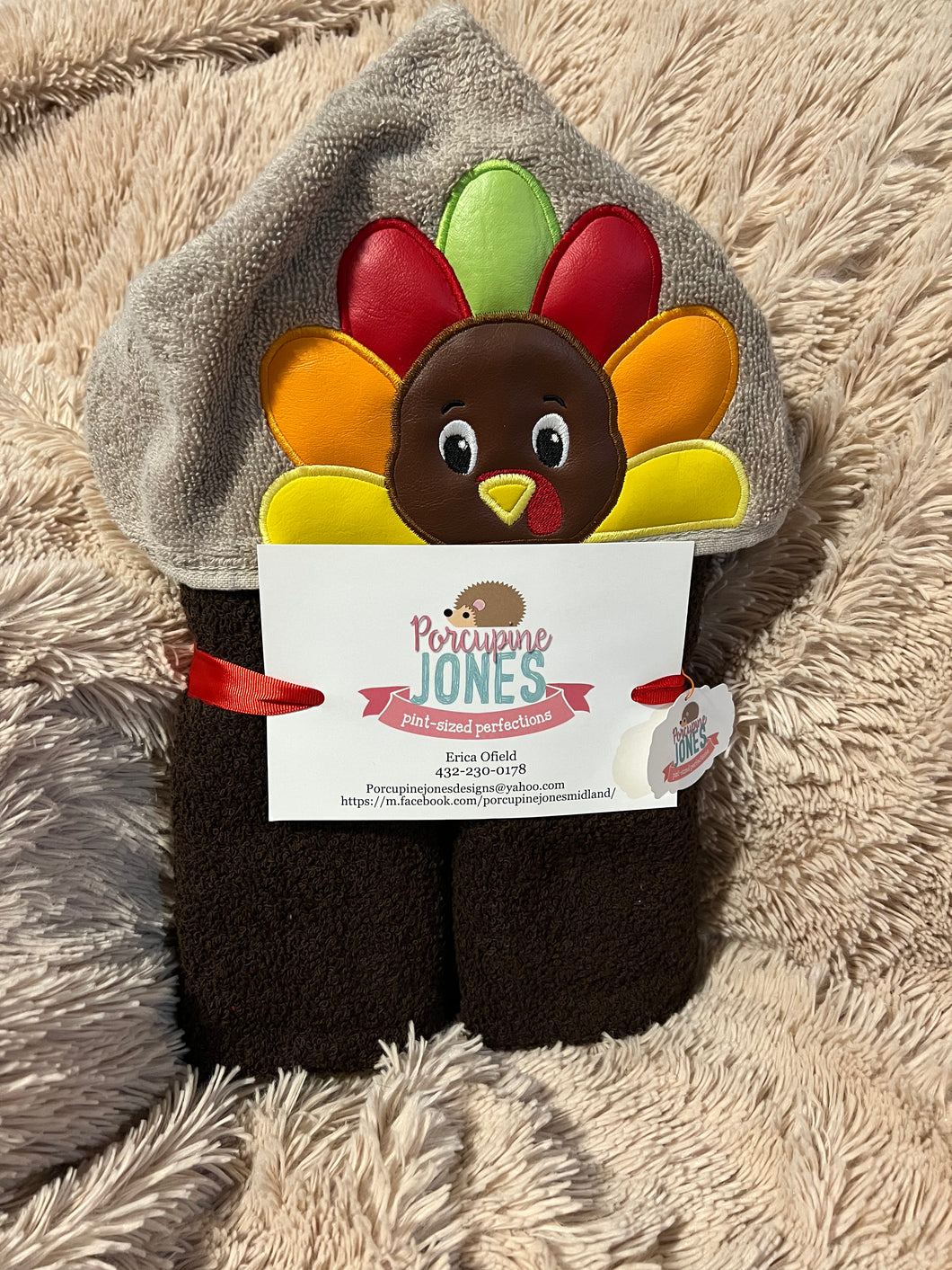 Turkey Hooded Towel