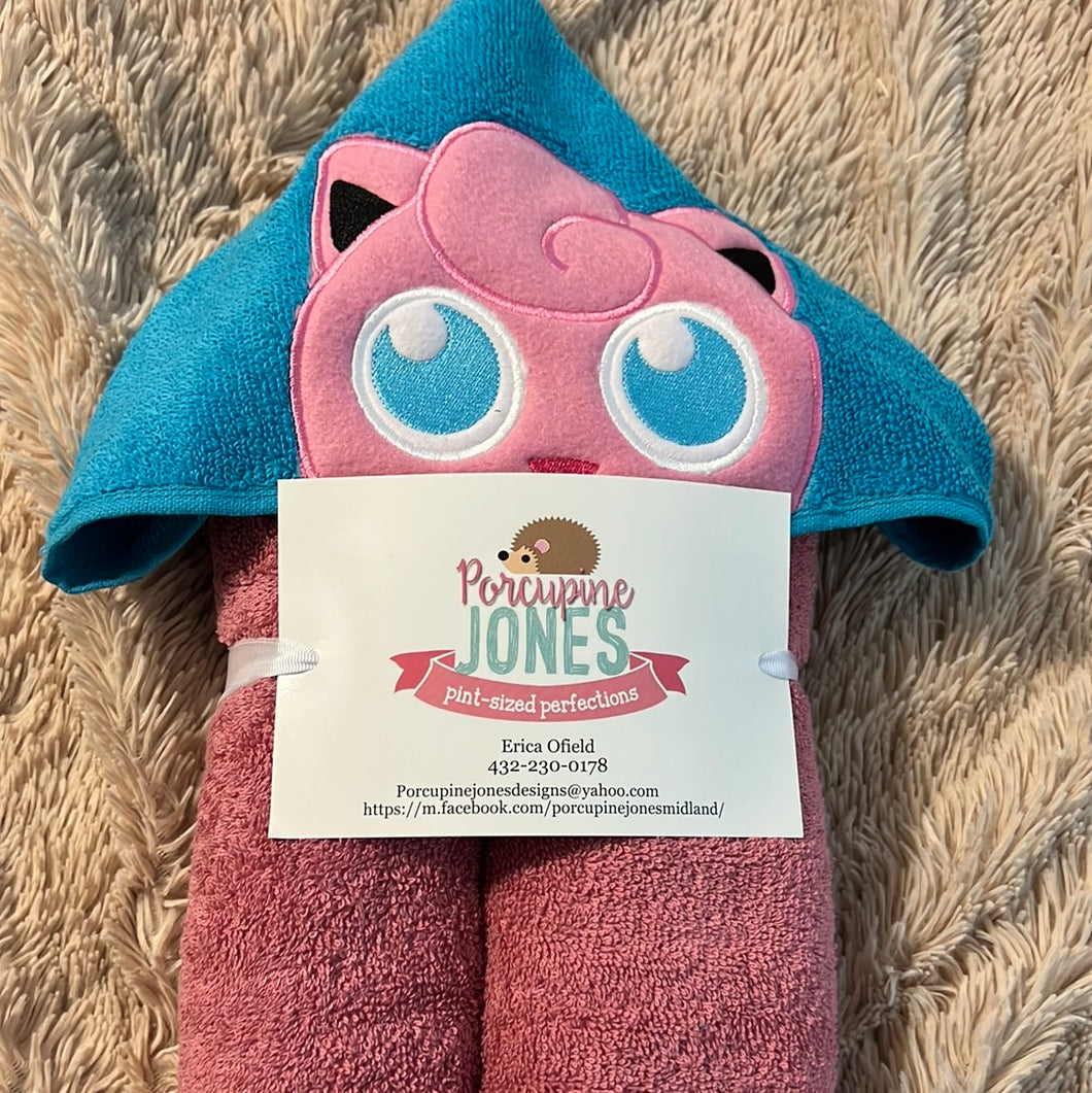 Jigglypuff Hooded Towel