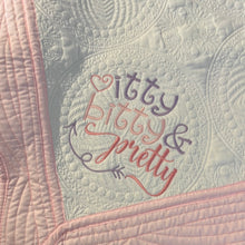 Load image into Gallery viewer, Embroidered Baby Quilt
