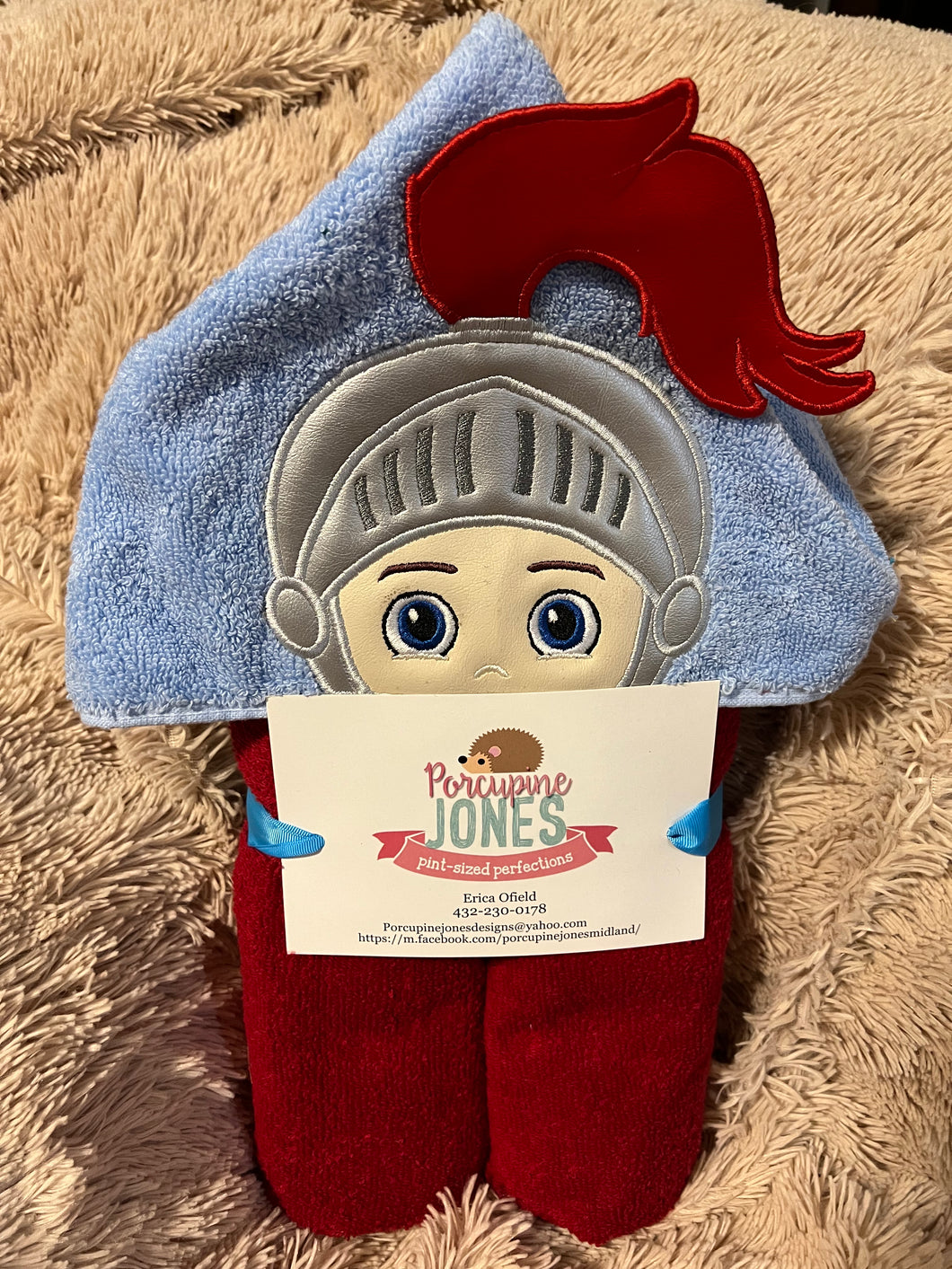 Knight Hooded Towel