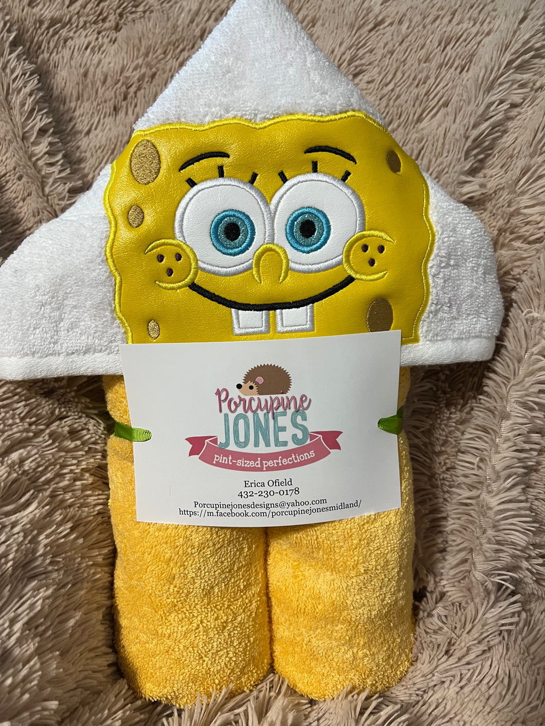 SpongeBob Hooded Towel