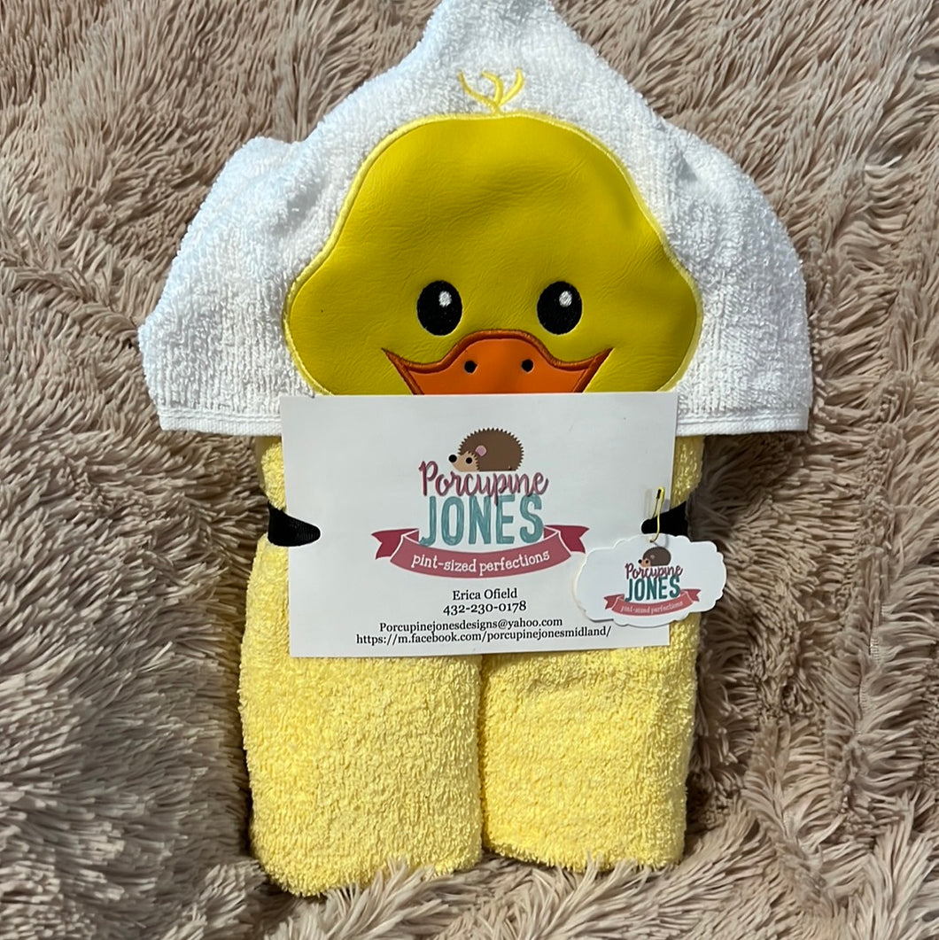 Little Duck Hooded Towel