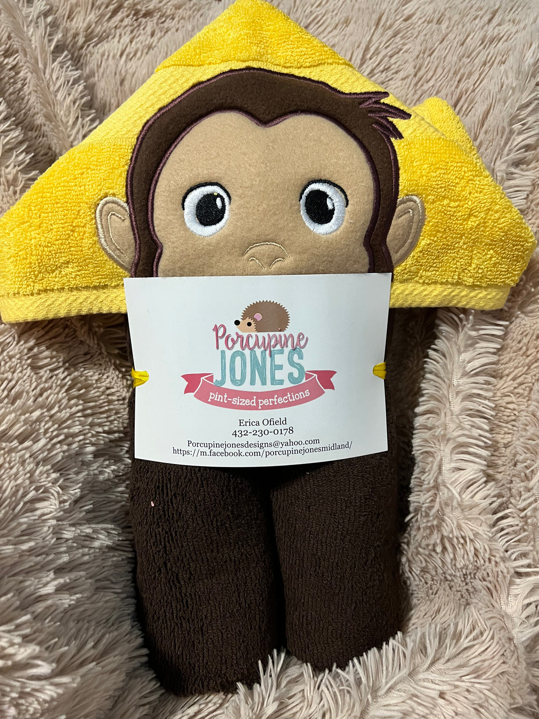 Curious George Hooded Towel