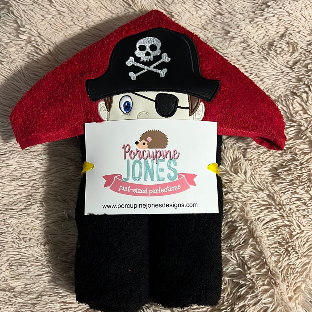 Pirate Boy Hooded Towel