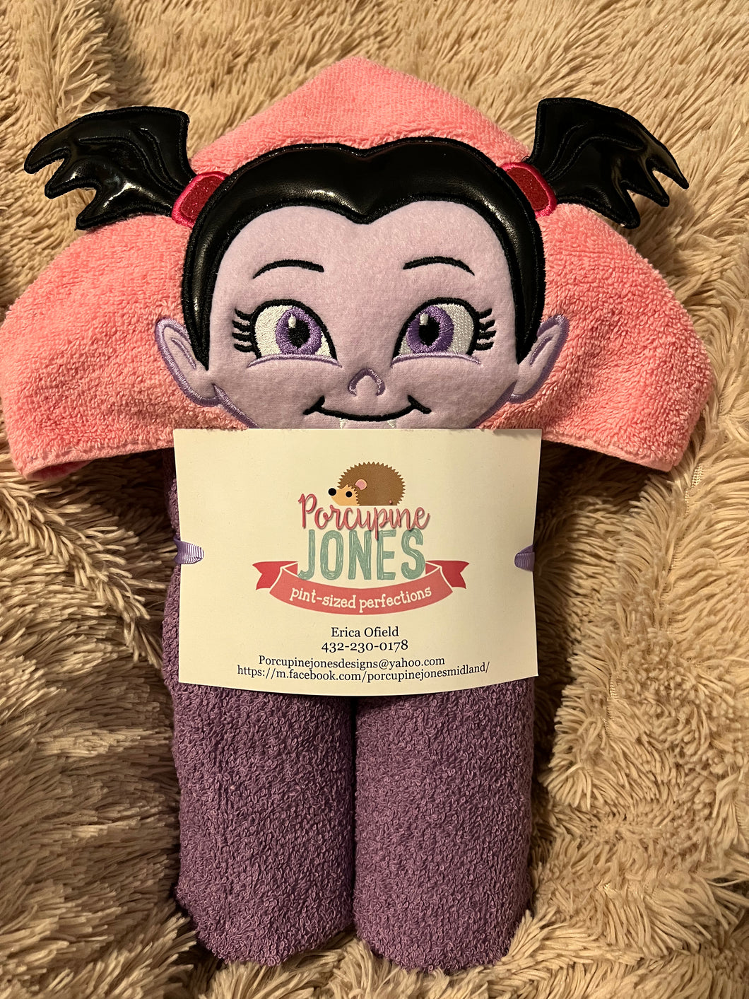 Vamparina Hooded Towel