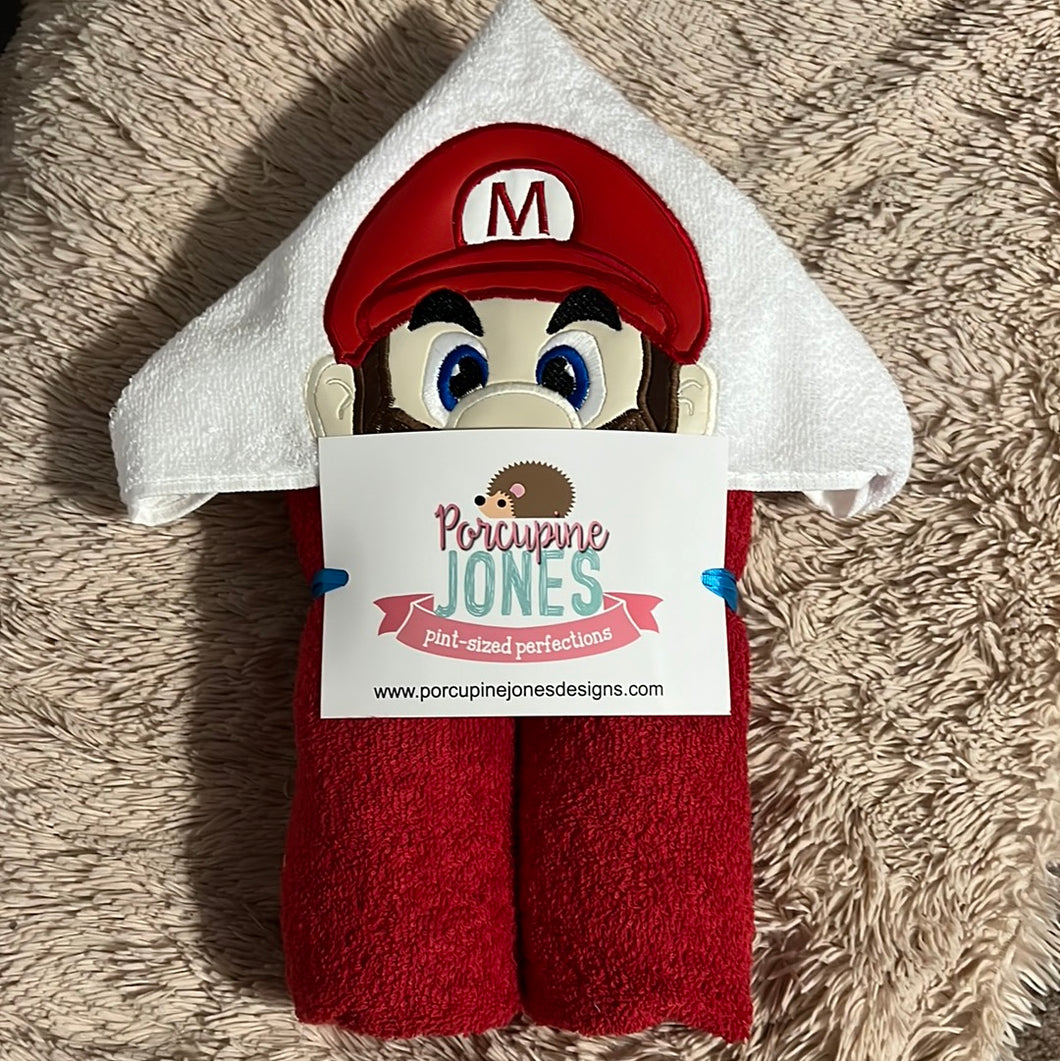 Mario Hooded Towel