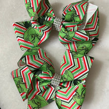 Load image into Gallery viewer, Grinch Bow
