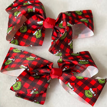 Load image into Gallery viewer, Grinch Bow
